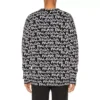 All Over Balenciaga Paris Intarsia-trui “Black White” 599826T31701070