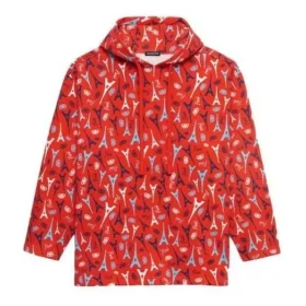 All Over Interlocked BB-hoodie “Red” 594576THV676400