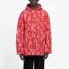 All Over Interlocked BB-hoodie “Red” 594576THV676400