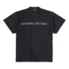 Alleen voor intern gebruik Inside-out T-shirt “Black” 787358TQVU21083