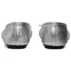 Anatomische ballerinaschoenen “Zilver glanzend zacht schapenleer” 714260WBFA18001
