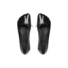 Anatomische ballerinaschoenen “Zwart glanzend zacht schapenleer” 714260WBCW01000