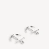 Ankeroorbellen in zilver Ankeroorbellen in zilver