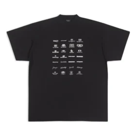 Archives T-shirt met logo’s, oversized “Black” 712398TNVQ71070