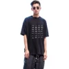 Archives T-shirt met logo’s, oversized “Black” 712398TNVQ71070