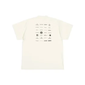 Archives T-shirt met logo’s, oversized “White” 712398TNVQ79784