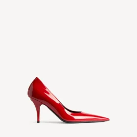 Avenue-pumps voor dames in kersenrood