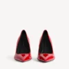 Avenue-pumps voor dames in kersenrood