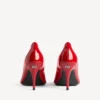 Avenue-pumps voor dames in kersenrood