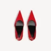 Avenue-pumps voor dames in kersenrood