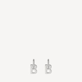 B-ketting XS-oorbellen in zilver