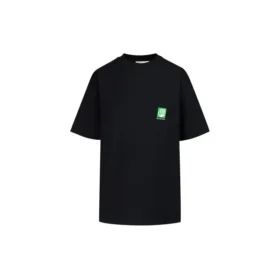 B Milieuvriendelijk Groen Alfabetlogo-opdruk Korte mouw Zwart 594599THV631000