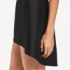 Babydoll-jurk met bandjes voor dames in zwart