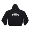 Back Flip Round Hoodie Oversized “Zwart Wit” 761458TPVG11070