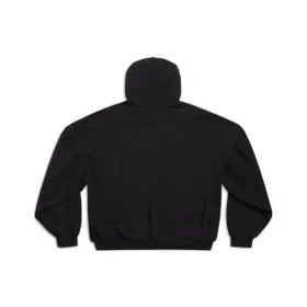 Back Flip Round Hoodie Oversized “Zwart Wit” 761458TPVG11070