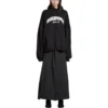 Back Flip Round Hoodie Oversized “Zwart Wit” 761458TPVG11070