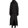 Back Flip Round Hoodie Oversized “Zwart Wit” 761458TPVG11070