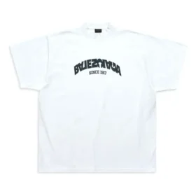 Back Flip T-shirt Oversized Wit Zwart” 739028TPVF99040