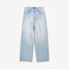 Baggy broek in lichtblauw