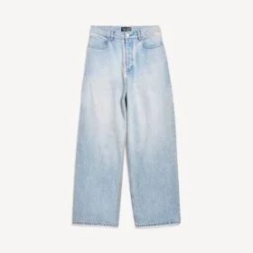 Baggy broek in lichtblauw