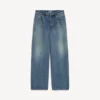 Baggy herenjeans in donkerblauw
