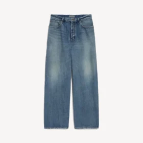 Baggy herenjeans in donkerblauw