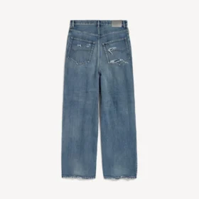 Baggy herenjeans in donkerblauw