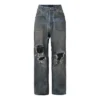 Baggy-jeans met opgezette zakken “Blauw” 751111TDW143359