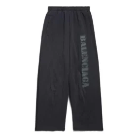 Baggy-joggingbroek met stencilprint “Black Grey” 771081TQVA41750