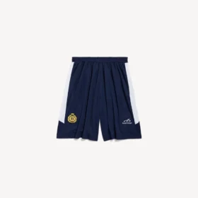 Baggy voetbalshort voor heren in marineblauw