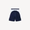 Baggy voetbalshort voor heren in marineblauw