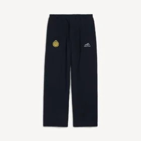Baggy voetbalsweatpants voor heren in zwart