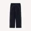 Baggy voetbalsweatpants voor heren in zwart