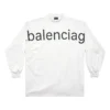 Bal.com T-shirt met lange mouwen, oversized “White” 739027TOVO19081