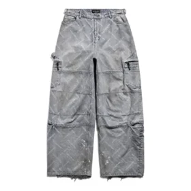 Bal Diagonal Allover-Cargo-broek “Light Blue” 767971TDW144979