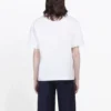 Balenciaga BB Paris-print T-shirt met ronde hals en korte mouwen voor heren, retro-versie, wit 594579TGV609000