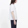 Balenciaga BB Paris-print T-shirt met ronde hals en korte mouwen voor heren, retro-versie, wit 594579TGV609000