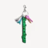 Balenciaga-bedeltje/sleutelhanger voor dames in groen/zwart