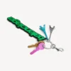 Balenciaga-bedeltje/sleutelhanger voor dames in groen/zwart
