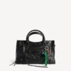 Balenciaga-bedeltje/sleutelhanger voor dames in groen/zwart