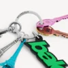 Balenciaga-bedeltje/sleutelhanger voor dames in groen/zwart