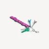 Balenciaga-bedeltje/sleutelhanger voor dames in roze/zwart