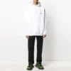 Balenciaga casual hoodie voor heren van puur katoen, wit 570811TJV859040