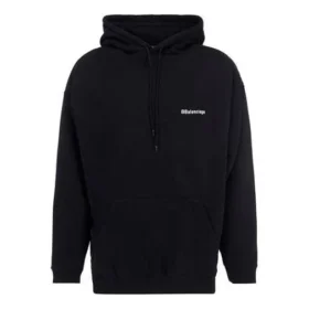 Balenciaga casual hoodie voor heren van puur katoen, zwart 570811TJV851070
