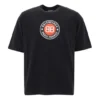 Balenciaga Circular BB Alphabet Logo T-shirt met korte mouwen voor heren, zwart 641614TJV761000