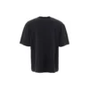 Balenciaga Circular BB Alphabet Logo T-shirt met korte mouwen voor heren, zwart 641614TJV761000