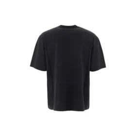 Balenciaga Circular BB Alphabet Logo T-shirt met korte mouwen voor heren, zwart 641614TJV761000