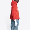 Balenciaga Cropped Hoodie “Cardi Red” 670946-TLVJ3-6441
