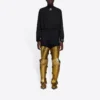Balenciaga FW21 Alphabet met lange mouwen voor heren, sport, zwart 661749444B81077