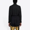 Balenciaga FW21 Alphabet met lange mouwen voor heren, sport, zwart 661749444B81077